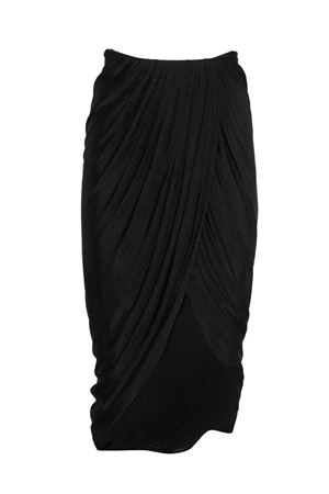 Black viscose skirt FRANCESCO MURANO | 430T05999